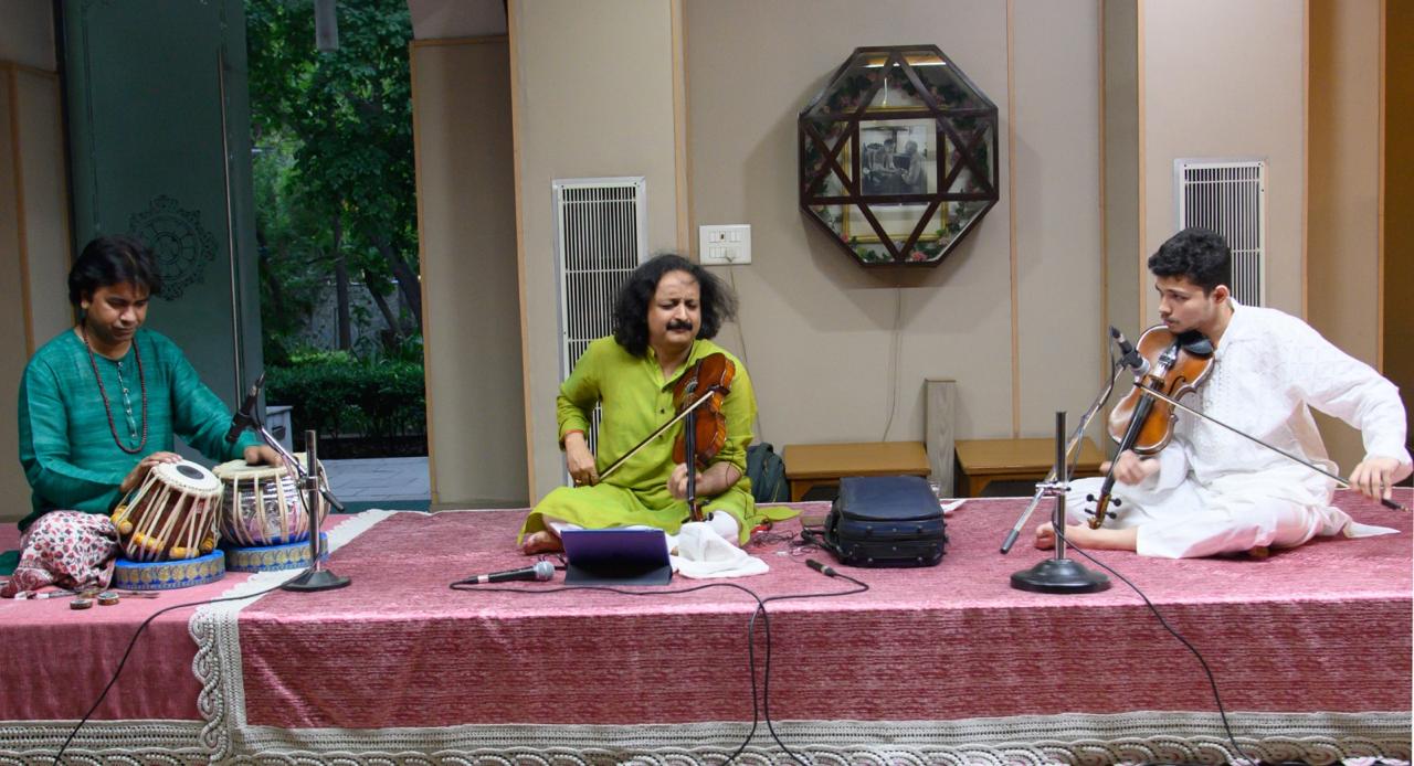 Sangeet Sandhya at Delhi on the Enshrinement of Relics day in Nainital
