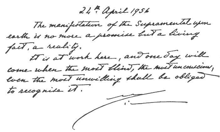 Mother's handwriting